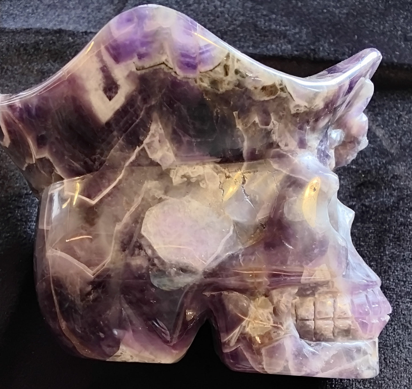 Dream Amethyst Pirate Skull