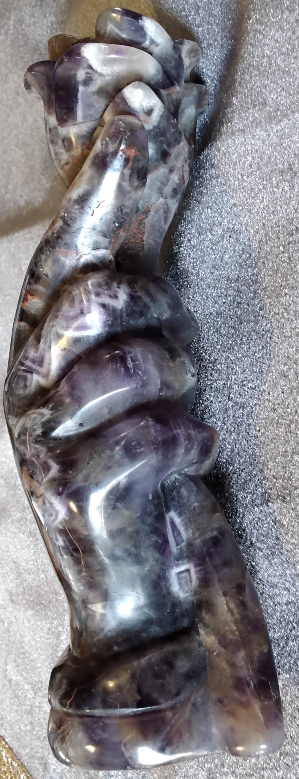 Dream Amethyst Hand with Rose