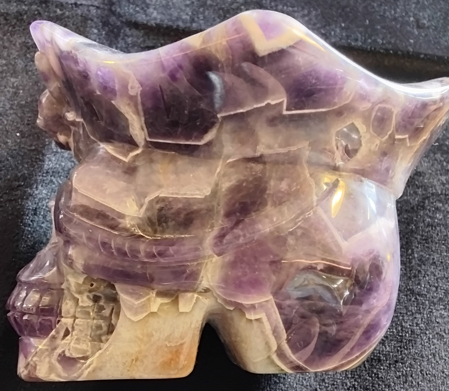 Dream Amethyst Pirate Skull