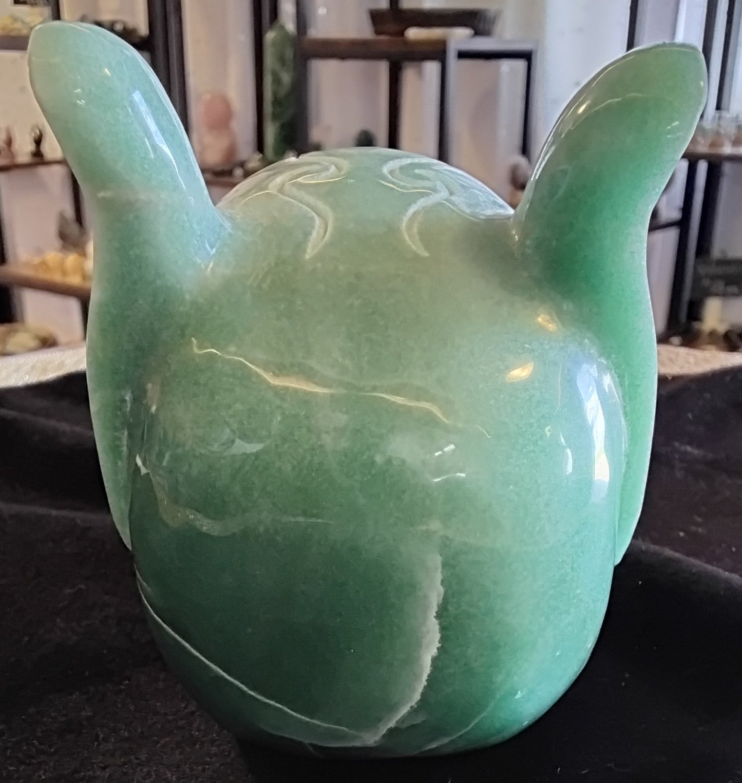 Green Aventurine Skull