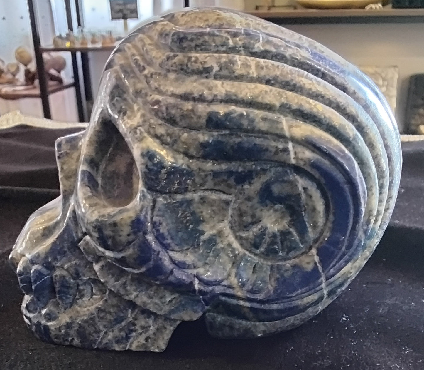 Lapis Lazuli Skull