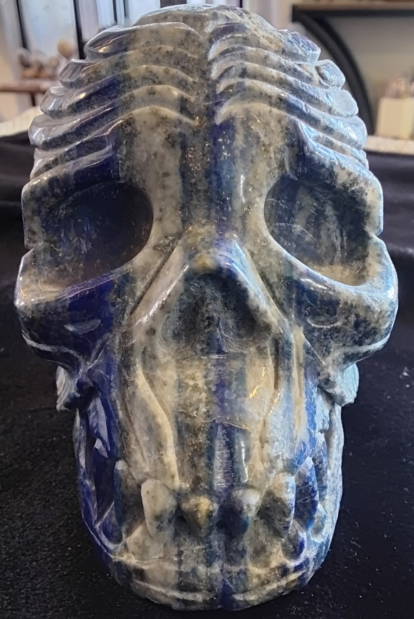 Lapis Lazuli Skull