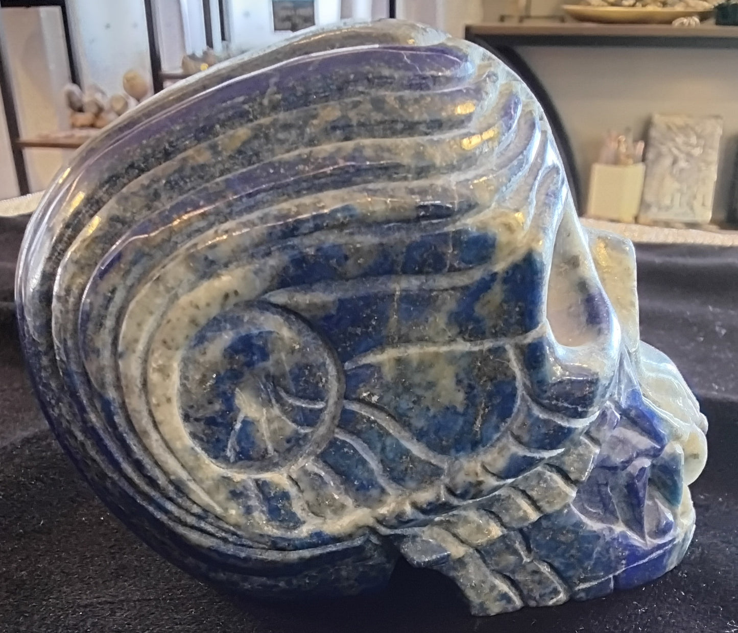 Lapis Lazuli Skull