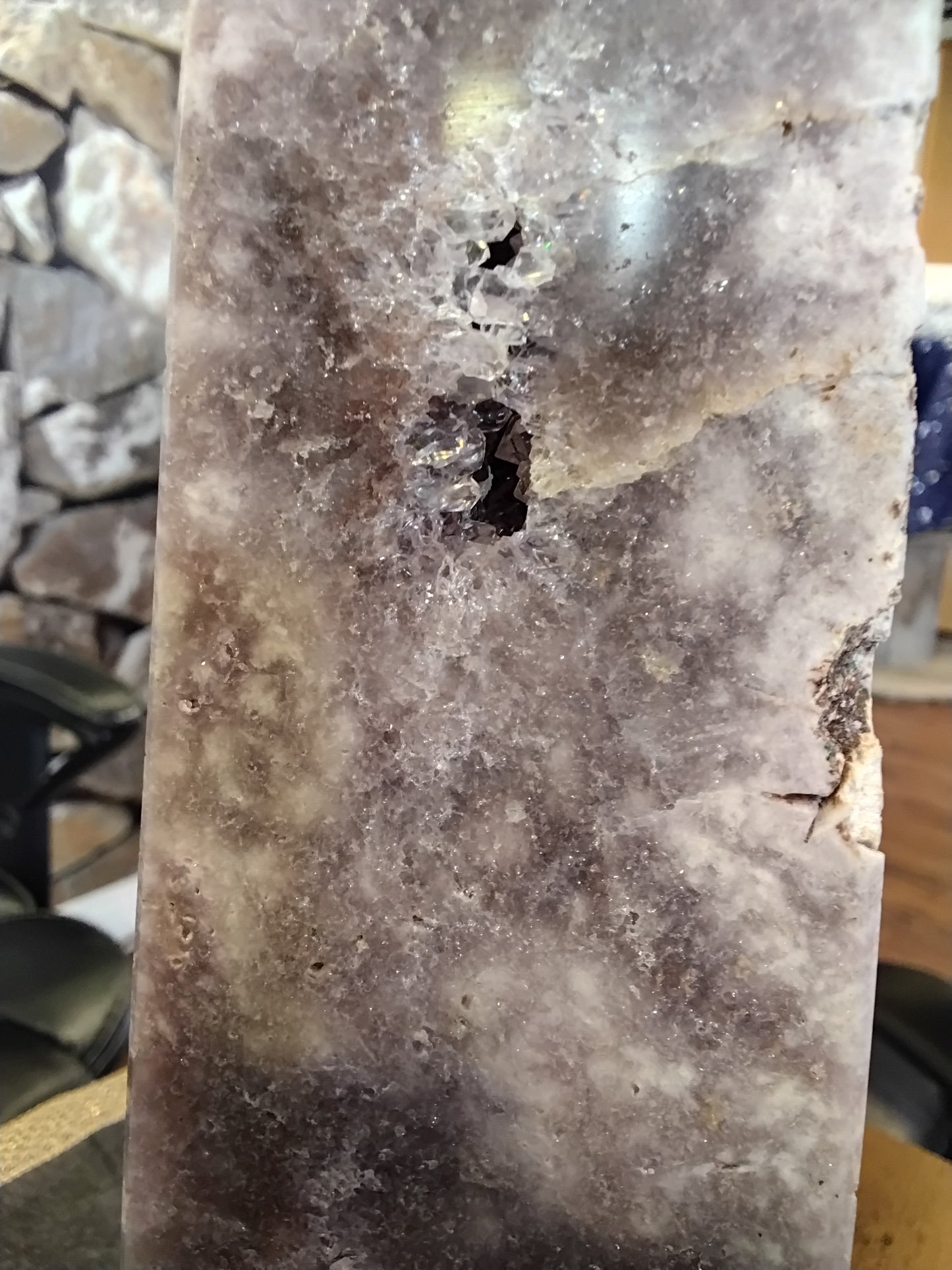 Pink Amethyst Druzy Tower