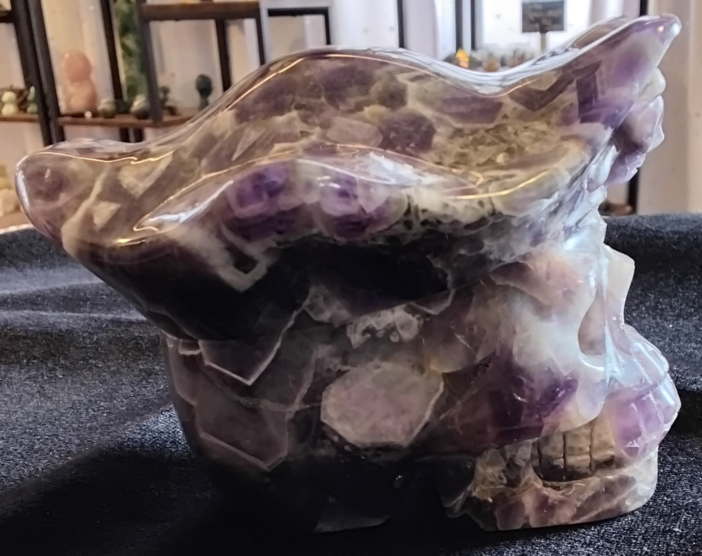 Dream Amethyst Pirate Skull