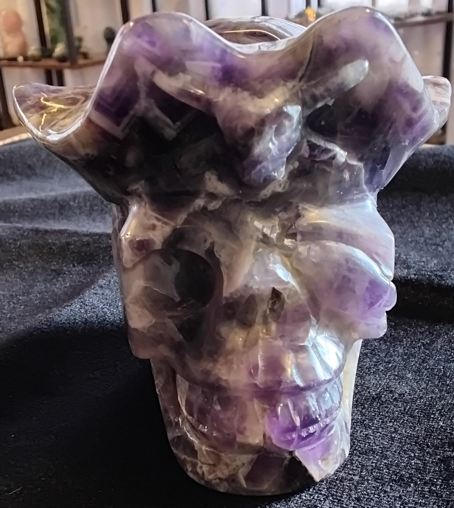 Dream Amethyst Pirate Skull