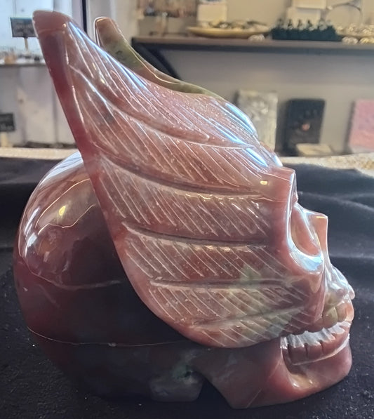 Agate Skull