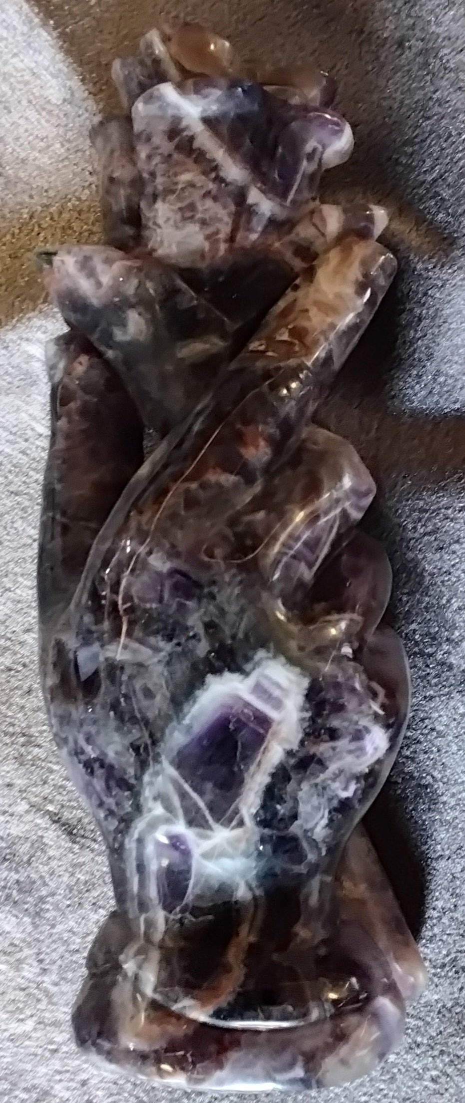 Dream Amethyst Hand with Rose